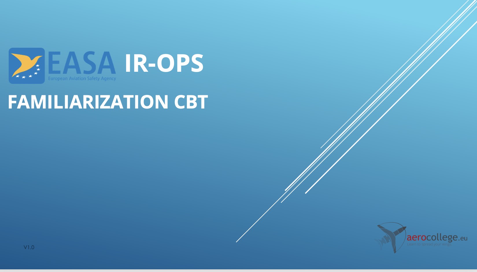 EASA IR-OPS familiarization CBT